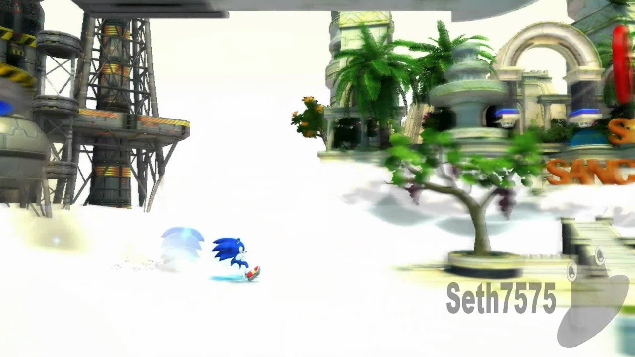 Sonic Generations - Sonic's Weird Boost Slide... Thing