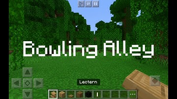 Minecraft Tutorial - How To Make A Bowling Alley?