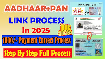 How To Link Pan Card To Aadhar Card In Telugu - Pan Card Aadhar Card link Process Telugu 2025