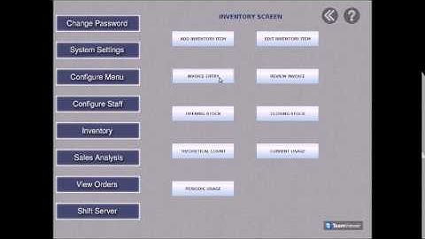 Inventory: Introduction AST POS