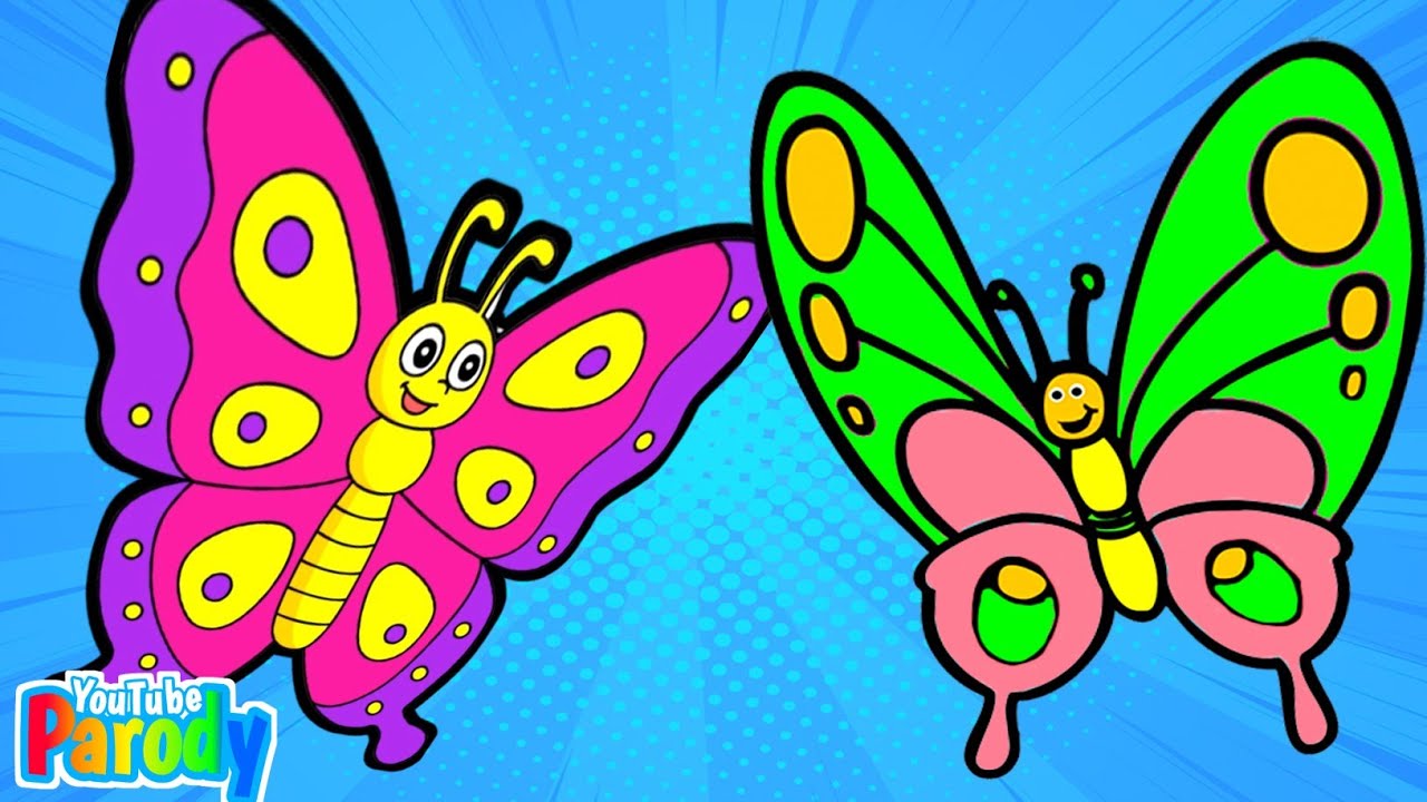butterfly song the latest popular children's song YouTube