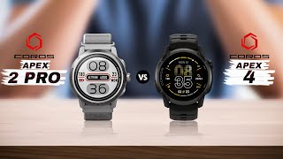 COROS Apex 2 Pro vs COROS Apex 4 🔥| Full Specs Review & Comparison