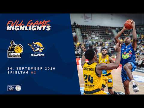 MHP RIESEN Ludwigsburg vs. ROSTOCK SEAWOLVES - Full Game Highlights - Spieltag 2, 26/27