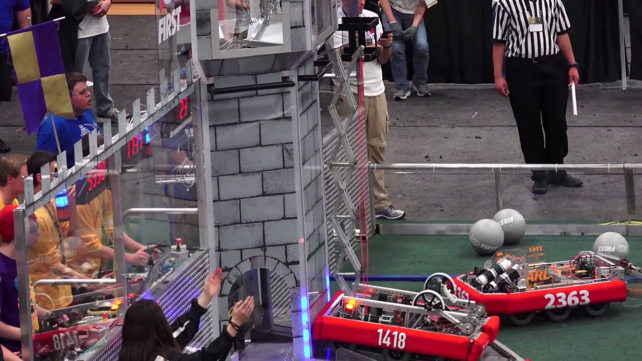 FRC Team 1418 Vae Victis: Red Alliance TieBreaker & Results in 4K