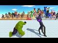 Infinity battle  super hero vs creepy monster  animal revolt battle simulator