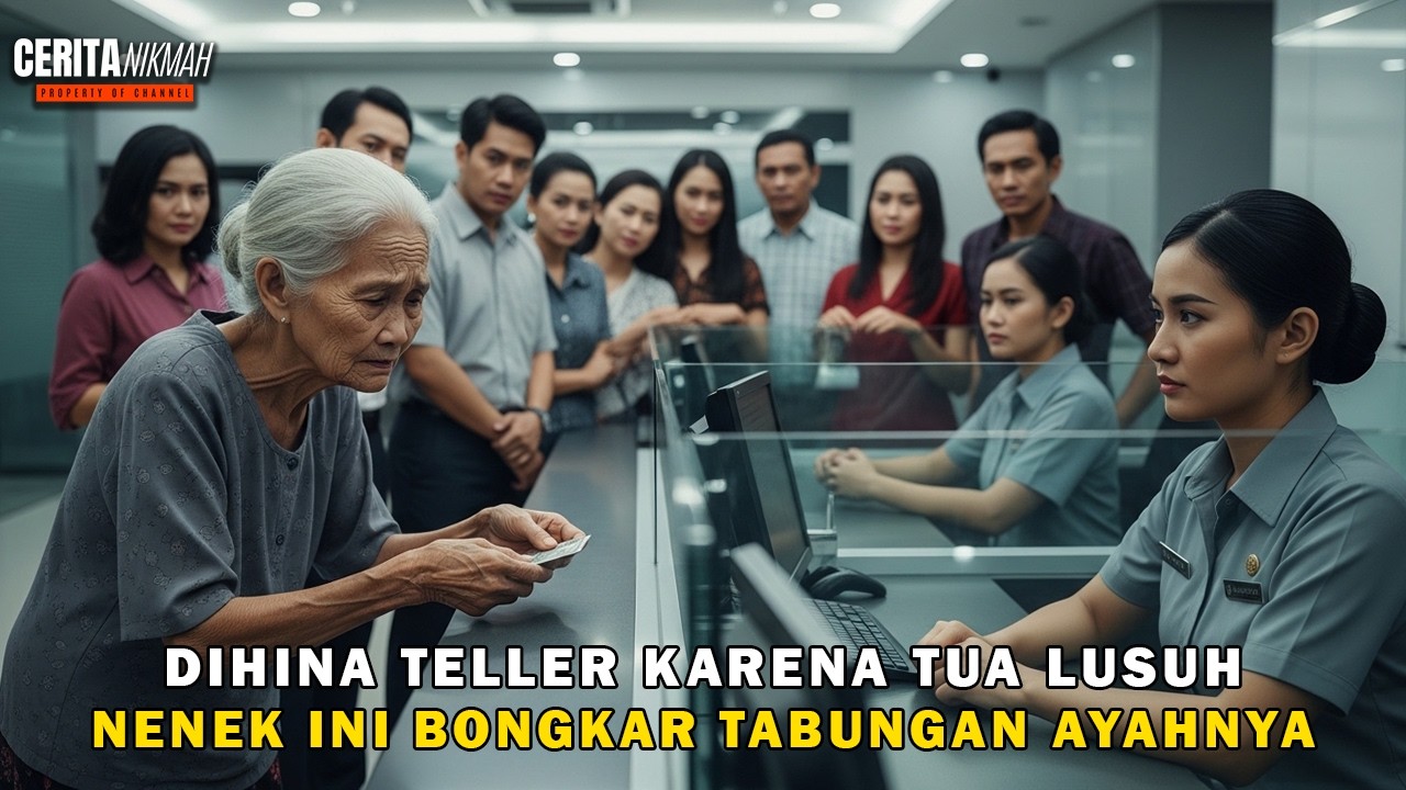 Dihina Karena Bawa Karung, Wanita Tua ini Malah Bongkar Isi Tabungan Ayahnya di Bank