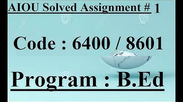 AIOU Code 8601 / 6400  Solved Assignment No 1 Spring 2025 | G. Methods of Teaching