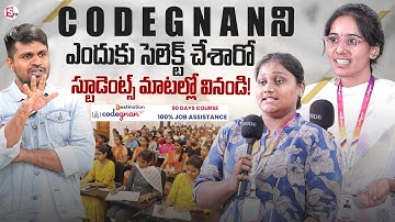 Codegnan Student Feedback – 🎤Why It’s the Best Coding Institute || @sumantvexclusive