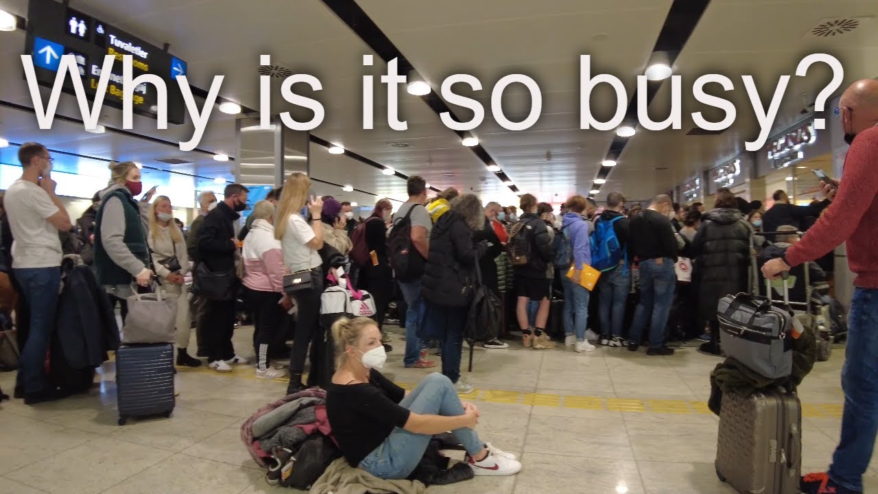 Sabiha Gökçen Airport on a chaotic travel day in January 2022