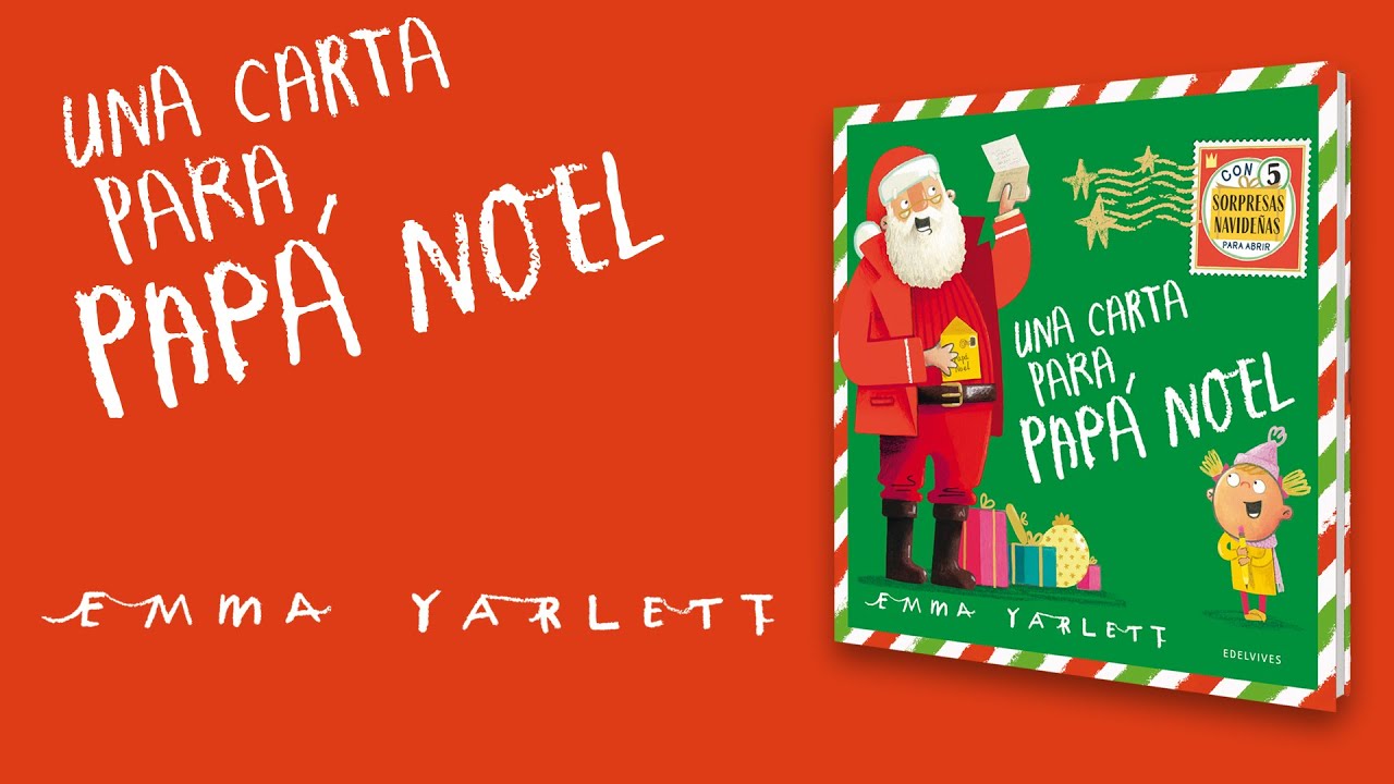 Sobre Carta Papa Noel Una carta para Papá Noel, Emma Yarlett - YouTube