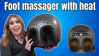 Shiatsu Foot Massager with Heat & Remote | Deep Kneading Air Compression for Relaxation 2025