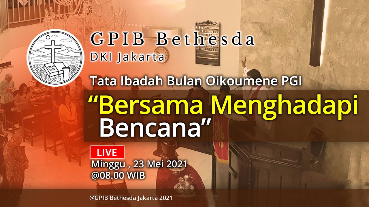 Ibadah Bulan Oikoumene PGI (23 Mei 2021)