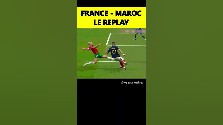 ⚽ France - Maroc #5 : speedy Mbappé (shorts)