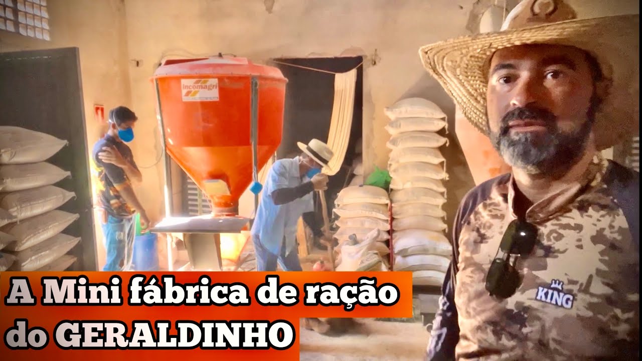 VAMOS FAZER UMA RAÇÃO AQUI NA MINI FÁBRICA DE RAÇÃO DO GERALDINHO | VEJA AS VANTAGENS QUE TEM.