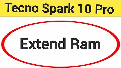 how to increase ram in Tecno spark 10 Pro, how to extend ram