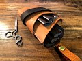 Make a scissor case with leather craft / Pattern