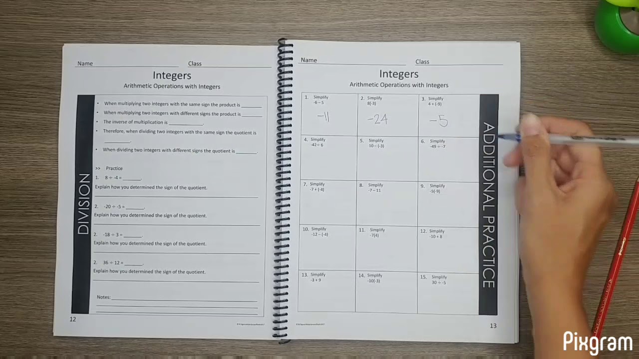 7th Grade Math Guided Notes Preview - YouTube