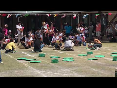 【赤ちゃん～幼児】1歳3ヶ月保育園の運動会♥親子競技
