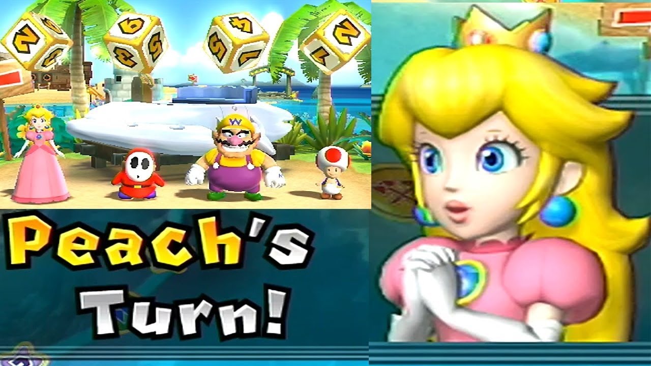 Mario Party 9◆Solo Mode #153 Peach◆Blooper Beach