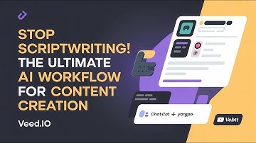🤯 Stop Scriptwriting! The ULTIMATE AI Workflow for Content Creation (VEED.IO + ChatGPT) 🚀