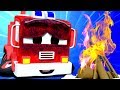 Tom the Tow Truck - Baby Frank the Firetruck's wheels melted! - Car City ! Trucks Cartoon for kids