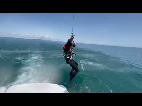 CCG Cutter Cape Rescue 424 Search and Rescue Sqd SARTECS Lake Ontario Cobourg July 14, 2023