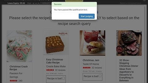 Choose Which Recpies don
