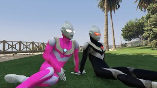 ULTRAMAN CANTIK PACARAN DENGAN ULTRAMAN SETAN 🤫 ULTRAMAN ZERO MARAH 😡 - GTA GTA 5 ULTRAMAN