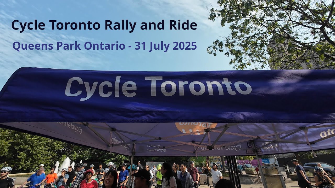 Cycle Toronto - Bike Lanes Victory Rally and Ride - Ontario Ford Government Defeated in Court