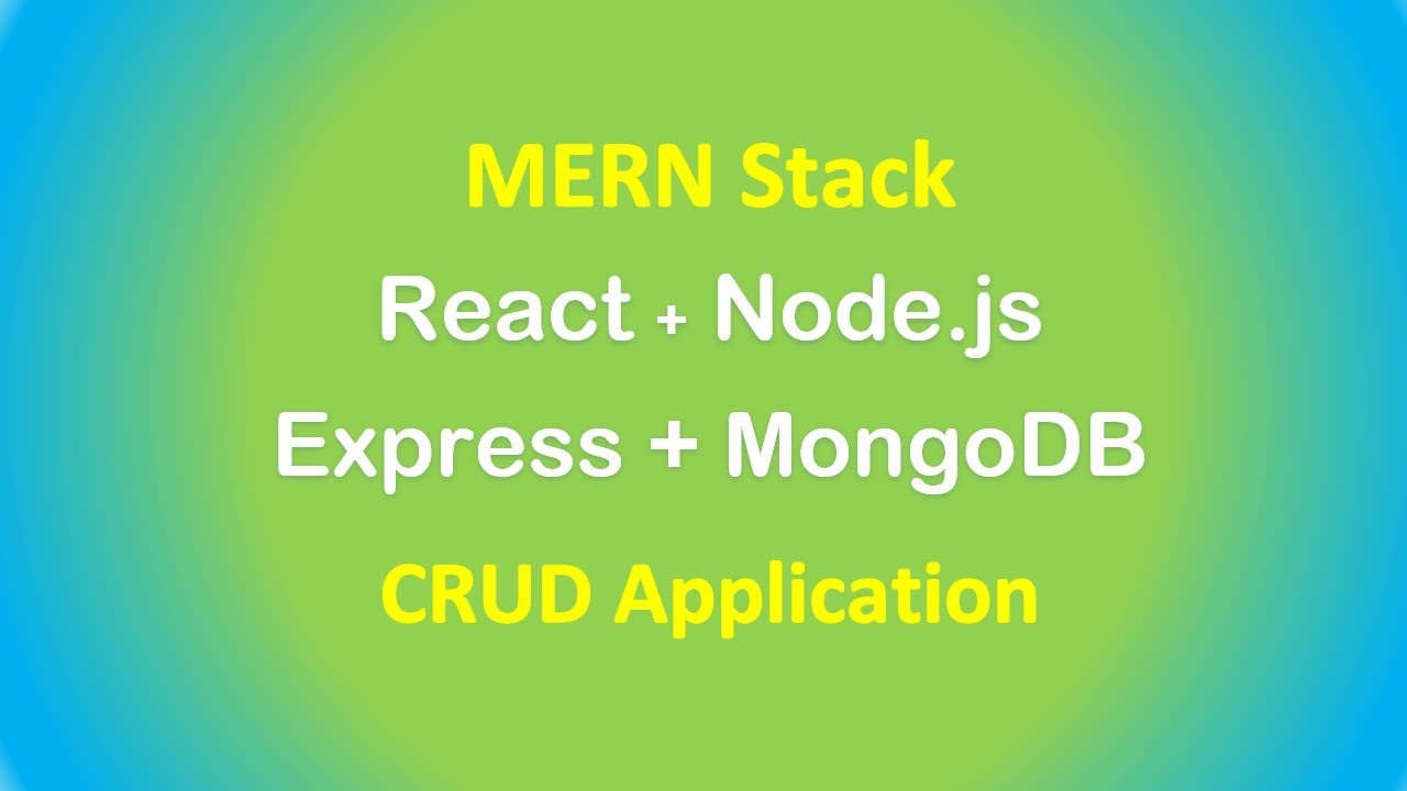 React.js + Node.js Express + MongoDB example: MERN stack CRUD App