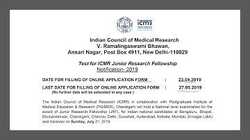 ICMR-JRF 2019 and CSIR NETJune 2019 Crash Course