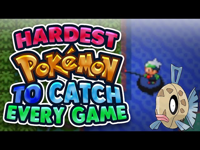 Pokemon: The Hardest Hoenn Pokemon To Catch, Ranked