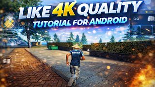 Free Fire MAX Lag Fix &amp; 4K Quality Tutorial 🔥 | Android High Graphics Settings 2026
