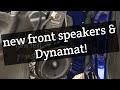 Upgrading Ford Focus Mk3.5 front speakers and Dynamat