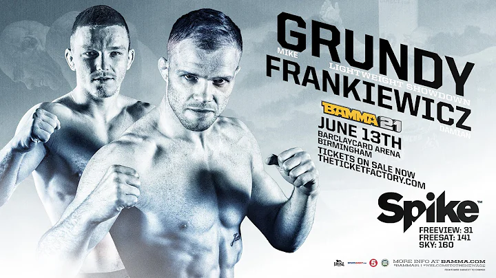 BAMMA 21: (Prelim) Mike Grundy Vs. Damien Frankiew...