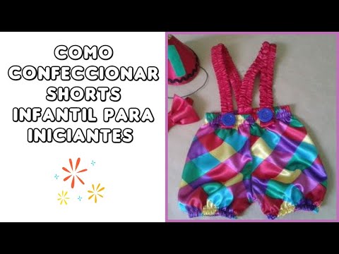 Como fazer shorts infantil | #Especialcarnaval