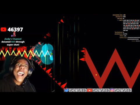 #ishowspeed discovers a glitch in #geometrydash