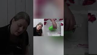 Amazing Peach And Plum Balloon Dip Technique Painting