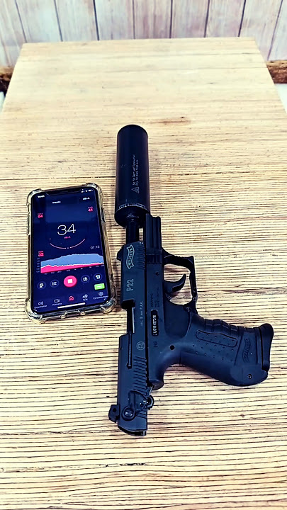 Silencer on a Blank Gun? Testing the Walther P22! 🔇💥#sorts