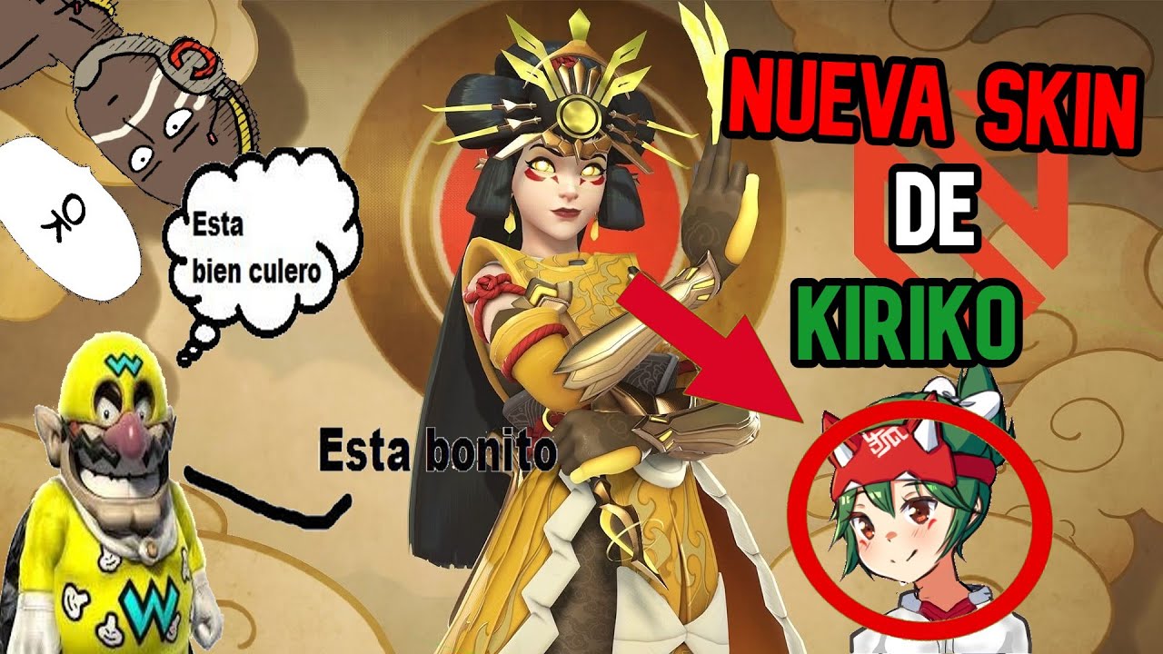 La NUEVA SKIN de KIRIKO esta BONITA (esta bien CULERA xd) | overwatch 2 ...