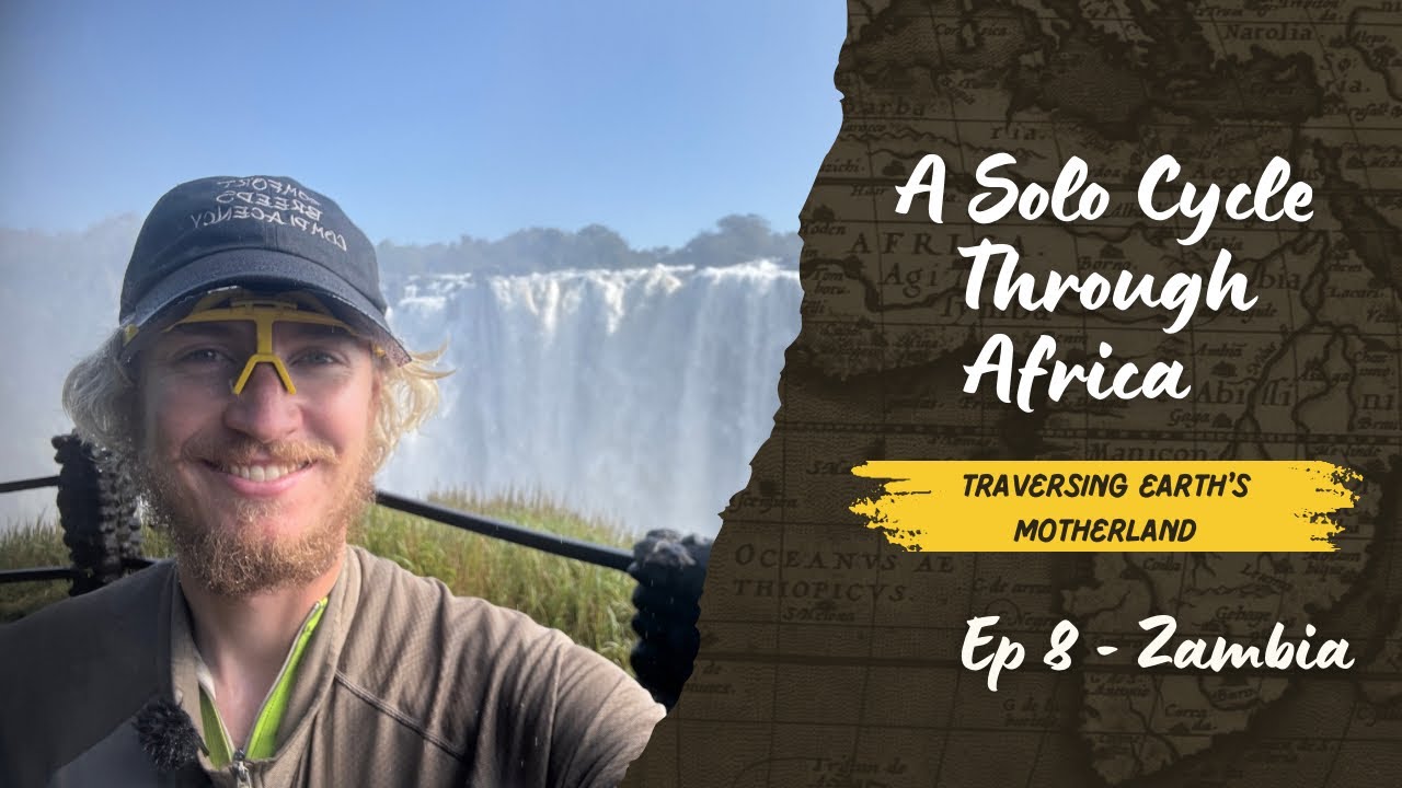 Cycling Through Victoria Falls in ZAMBIA! - Solo Cycling the Length of Africa: Episode 8