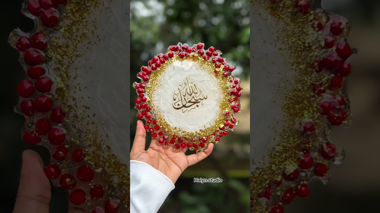 arabic resin art subhanallah #youtube #artist #ytshorts #shorts