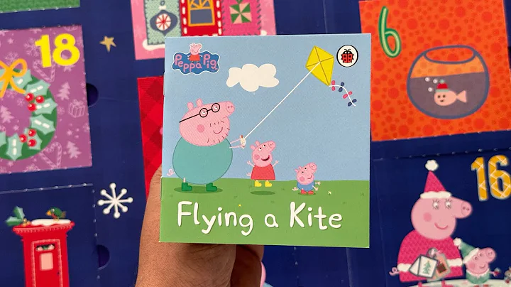 22. Flying a Kite: Peppa Pig Advent Calendar 24 Books - Read Aloud Book for Children and Todders