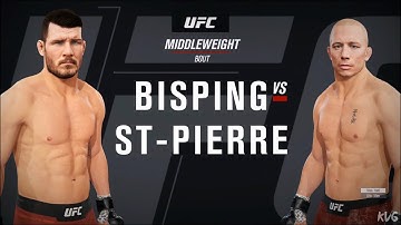 EA Sports UFC 4 - Michael Bisping vs Georges St-Pierre - Gameplay (PS4 HD) [1080p60FPS]
