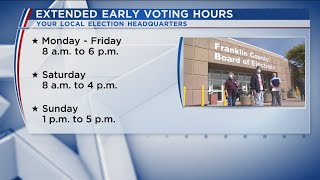 Early voting hours extended