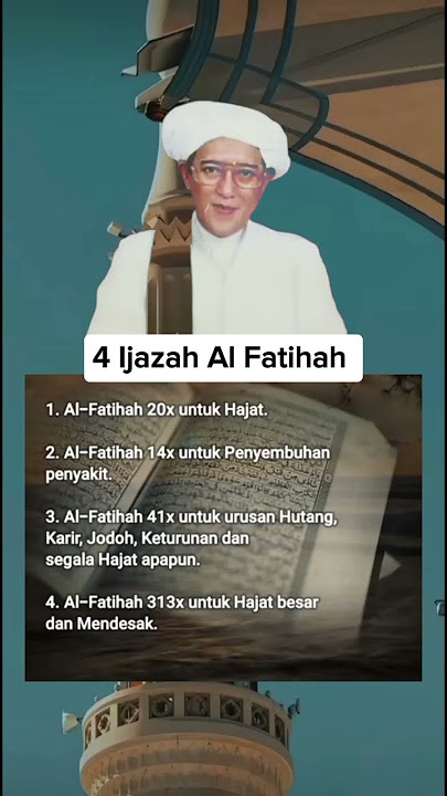 4 Rahasia Al-Fatihah : Untuk Hajatmu! #ijazahulama #shorts