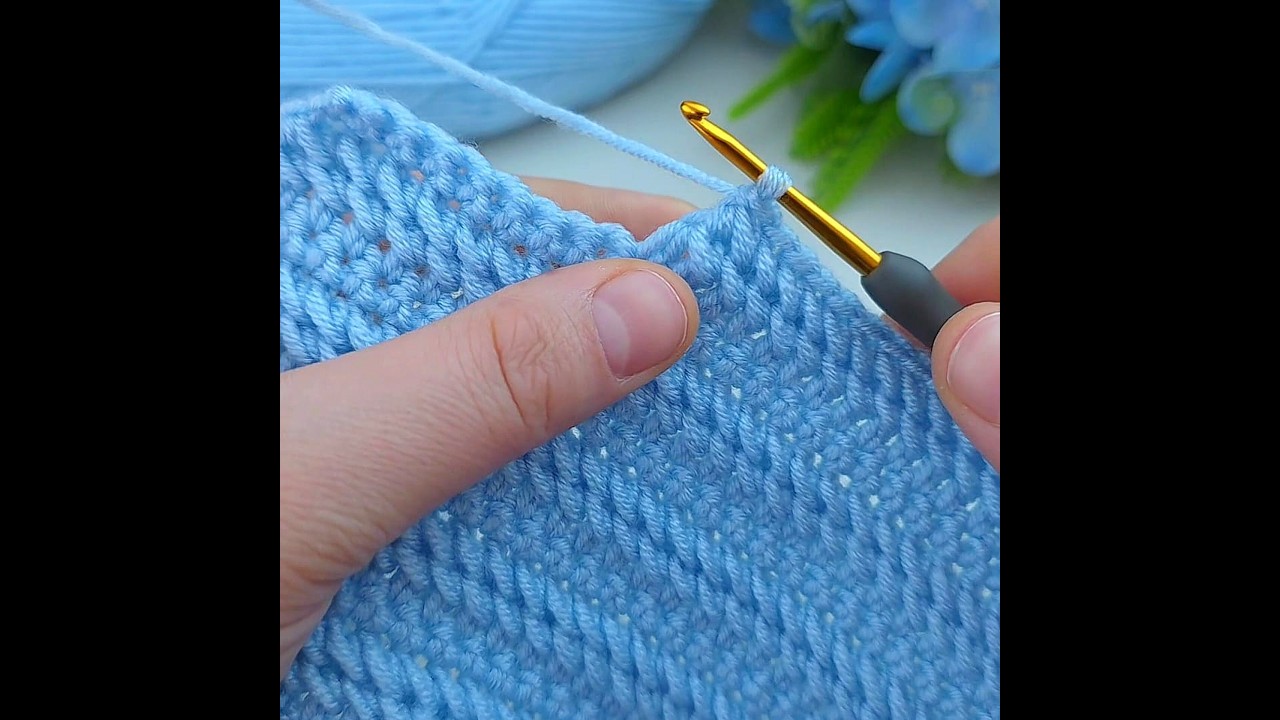 Amazing Blue Liquid Stitch Crochet Pattern | Easy & Trendy