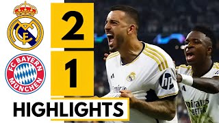 ⚪️🔴 Real Madrid vs Bayern München ⚪️🔴 Highlights Goals | UEFA Champions League 2023/24