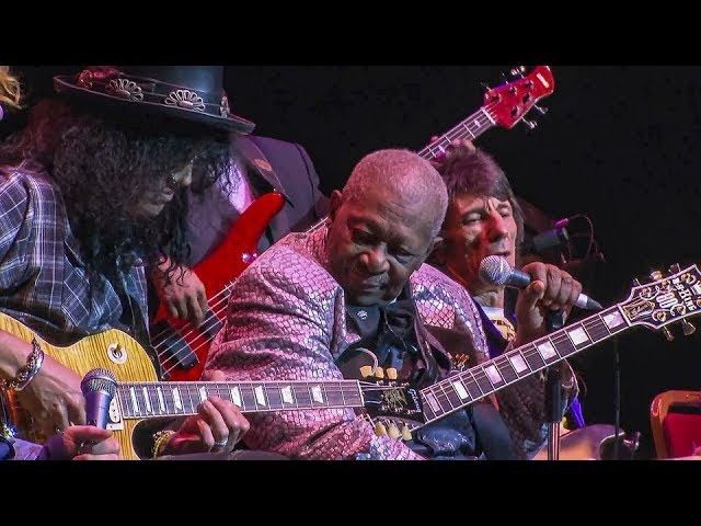 B.B. King with Slash The Thrill Is Gone. Amazing. class=