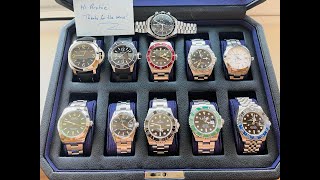 PAID WATCH REVIEWS - Middle Aged Guys builds 11 piece collection with everything - 24QA29